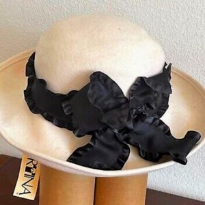 NWT Bollman Hat Co 100% Wool Doeskin Vintage Womens IMPORTINA Hat
